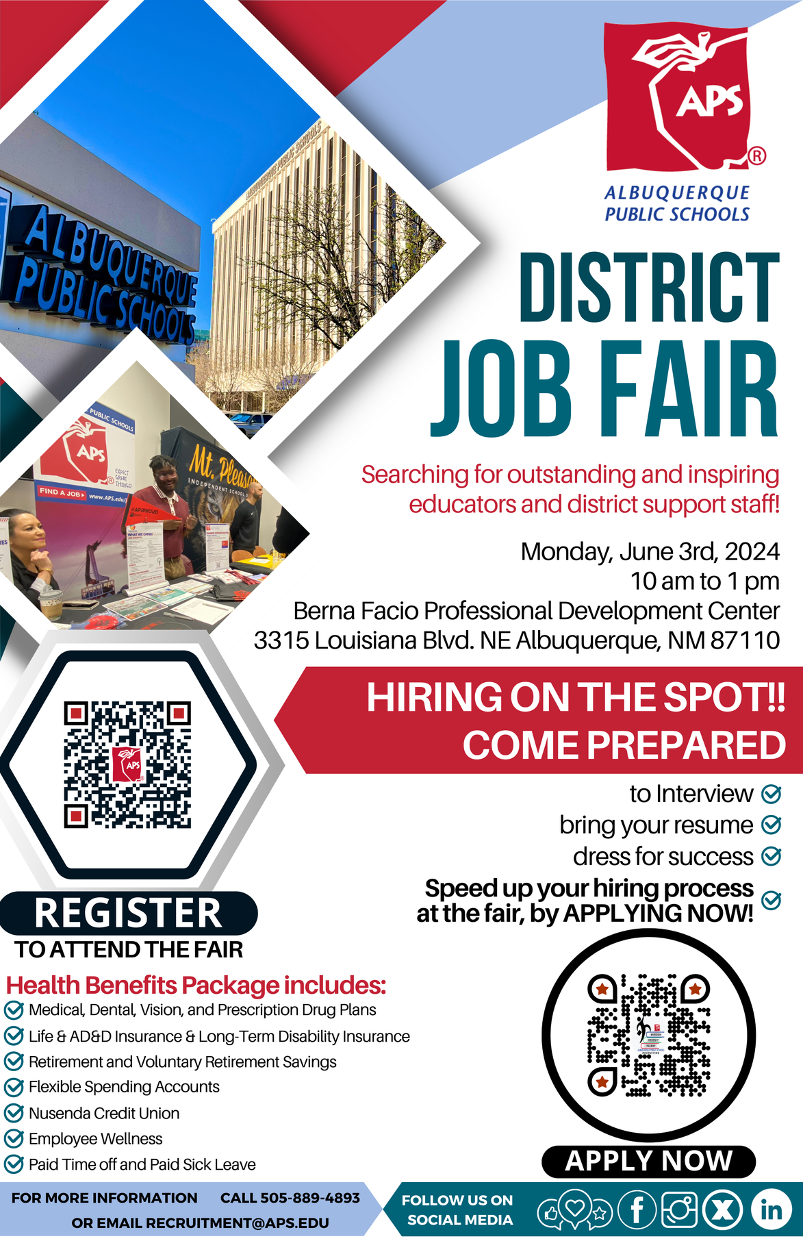 APS District Annual Job Fair — Albuquerque Public Schools